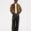 Kenzo Tiger’ Track Jacket in Velvet Jacquard