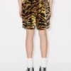 Kenzo Tiger’ Track Shorts in Velvet Jacquard Kenzo Tiger’ Track Shorts in Velvet Jacquard