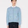 Kenzo Trompe L’oeil’ Cardigan in Cotton Wool