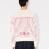 Kenzo Trompe L’oeil’ Cardigan in Cotton Wool Kenzo Trompe L’oeil’ Cardigan in Cotton Wool