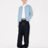Kenzo Trompe L’oeil’ Cardigan in Cotton Wool Kenzo Trompe L’oeil’ Cardigan in Cotton Wool