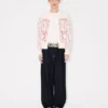 Kenzo Trompe L’oeil’ Cardigan in Cotton Wool Kenzo Trompe L’oeil’ Cardigan in Cotton Wool