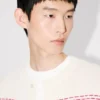 Kenzo Trompe L’oeil’ Cardigan in Cotton Wool Kenzo Trompe L’oeil’ Cardigan in Cotton Wool