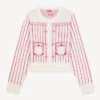 Kenzo Trompe L’œIl’ Cardigan in Wool Cotton Kenzo Trompe L’œIl’ Cardigan in Wool Cotton