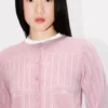 Kenzo Trompe L’œIl’ Cardigan in Wool Cotton Kenzo Trompe L’œIl’ Cardigan in Wool Cotton
