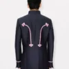 Kenzo Trompe L’œIl’ Jacquard Tailcoat in Wool Cotton