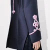 Kenzo Trompe L’œIl’ Jacquard Tailcoat in Wool Cotton