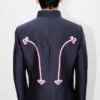 Kenzo Trompe L’œIl’ Jacquard Tailcoat in Wool Cotton