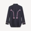 Kenzo Trompe L’œIl’ Jacquard Tailcoat in Wool Cotton