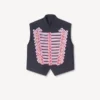 Kenzo Trompe L’œIl’ Vest in Wool and Cotton Kenzo Trompe L’œIl’ Vest in Wool and Cotton