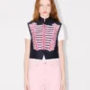 Kenzo Trompe L’œIl’ Vest in Wool and Cotton Kenzo Trompe L’œIl’ Vest in Wool and Cotton