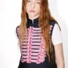 Kenzo Trompe L’œIl’ Vest in Wool and Cotton Kenzo Trompe L’œIl’ Vest in Wool and Cotton