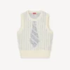 Kenzo Trompe L’œIl’ Vest in Wool Cotton Kenzo Trompe L’œIl’ Vest in Wool Cotton