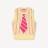 Kenzo Trompe L’œIl’ Vest in Wool Cotton