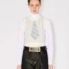 Kenzo Trompe L’œIl’ Vest in Wool Cotton Kenzo Trompe L’œIl’ Vest in Wool Cotton