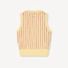 Kenzo Trompe L’œIl’ Vest in Wool Cotton