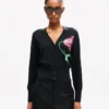 Kenzo Tulip’ Cardigan in Cotton Wool Kenzo Tulip’ Cardigan in Cotton Wool