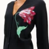 Kenzo Tulip’ Cardigan in Cotton Wool Kenzo Tulip’ Cardigan in Cotton Wool