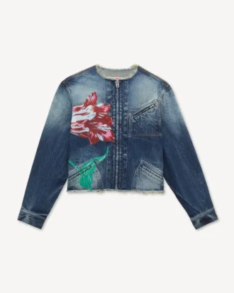 Kenzo Tulip’ Chore Jacket in Japanese Denim