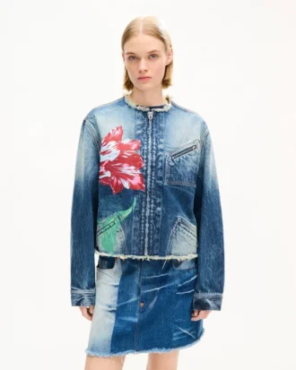 Kenzo Tulip’ Chore Jacket in Japanese Denim