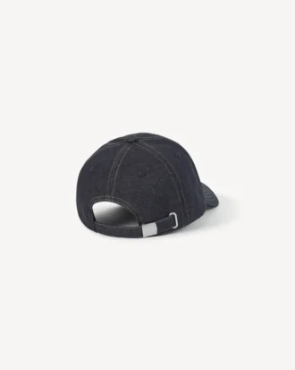 Kenzo Tulip’ Embroidered Cap in Denim-Like Twill