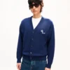 Kenzo Tulip’ Embroidered Cardigan Wool and Cotton Kenzo Tulip’ Embroidered Cardigan Wool and Cotton