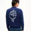 Kenzo Tulip’ Embroidered Cardigan Wool and Cotton Kenzo Tulip’ Embroidered Cardigan Wool and Cotton