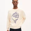 Kenzo Tulip’ Embroidered Jumper in Wool and Cotton Kenzo Tulip’ Embroidered Jumper in Wool and Cotton