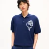 Kenzo Tulip’ Embroidered Polo Wool and Cotton Kenzo Tulip’ Embroidered Polo Wool and Cotton