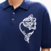 Kenzo Tulip’ Embroidered Polo Wool and Cotton Kenzo Tulip’ Embroidered Polo Wool and Cotton
