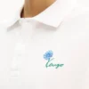 Kenzo Tulip’ Embroidered Slim Polo in Cotton Kenzo Tulip’ Embroidered Slim Polo in Cotton