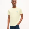 Kenzo Tulip’ Embroidered Slim T-Shirt in Cotton Kenzo Tulip’ Embroidered Slim T-Shirt in Cotton