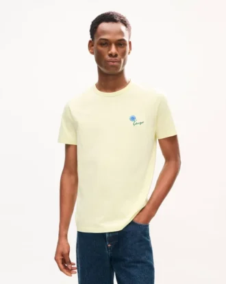 Kenzo Tulip’ Embroidered Slim T-Shirt in Cotton
