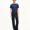 Kenzo Tulip’ Embroidered Slim T-Shirt in Cotton Kenzo Tulip’ Embroidered Slim T-Shirt in Cotton