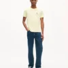 Kenzo Tulip’ Embroidered Slim T-Shirt in Cotton Kenzo Tulip’ Embroidered Slim T-Shirt in Cotton