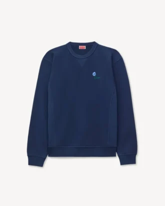 Kenzo Tulip’ Embroidered Sweatshirt in Cotton