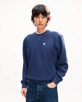 Kenzo Tulip’ Embroidered Sweatshirt in Cotton