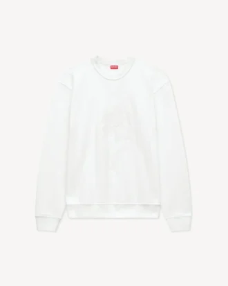 Kenzo Tulip’ Embroidered Sweatshirt in Cotton