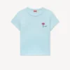 Kenzo Tulip’ Embroidered T-Shirt in Cotton Kenzo Tulip’ Embroidered T-Shirt in Cotton
