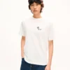 Kenzo Tulip’ Embroidered T-Shirt in Cotton Kenzo Tulip’ Embroidered T-Shirt in Cotton