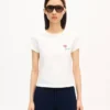 Kenzo Tulip’ Embroidered T-Shirt in Cotton Kenzo Tulip’ Embroidered T-Shirt in Cotton