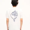 Kenzo Tulip’ Embroidered T-Shirt in Cotton Kenzo Tulip’ Embroidered T-Shirt in Cotton