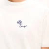 Kenzo Tulip’ Embroidered T-Shirt in Cotton Kenzo Tulip’ Embroidered T-Shirt in Cotton