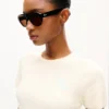 Kenzo Tulip’ Embroidered Top in Spongy Cotton Kenzo Tulip’ Embroidered Top in Spongy Cotton