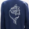 Kenzo Tulip’ Embroidered Zip up Hoodie in Cotton Kenzo Tulip’ Embroidered Zip up Hoodie in Cotton