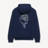 Kenzo Tulip’ Embroidered Zip up Hoodie in Cotton Kenzo Tulip’ Embroidered Zip up Hoodie in Cotton