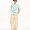 Kenzo Tulip’ Hawaiian Short Sleeve Shirt in Cotton Kenzo Tulip’ Hawaiian Short Sleeve Shirt in Cotton