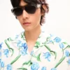 Kenzo Tulip’ Hawaiian Short Sleeve Shirt in Cotton Kenzo Tulip’ Hawaiian Short Sleeve Shirt in Cotton