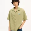 Kenzo Tulip’ Hawaiian Short Sleeve Shirt in Cotton Poplin Kenzo Tulip’ Hawaiian Short Sleeve Shirt in Cotton Poplin