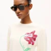 Kenzo Tulip’ Jumper in Cotton Wool Kenzo Tulip’ Jumper in Cotton Wool